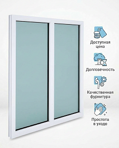 Окно ПВХ Rehau Delight 1315мм х 1260мм глухое